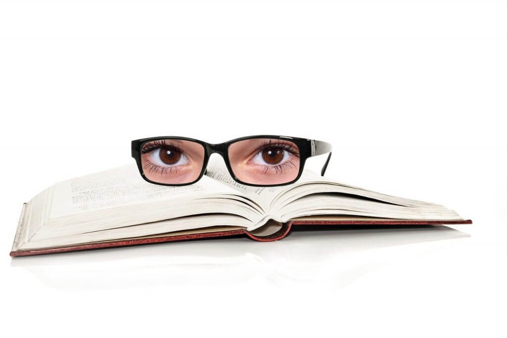 book, glasses, learn